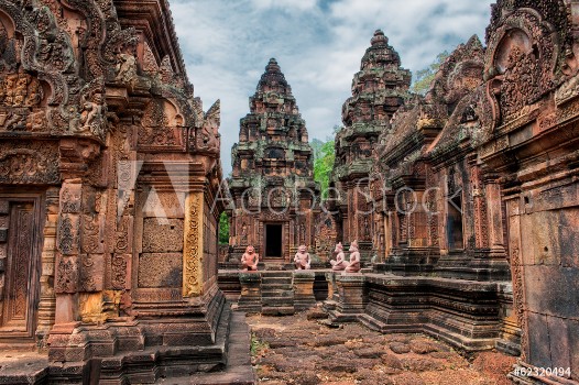 Picture of Banteay Srei - 10th century Hindu temple dedicated to Shiva